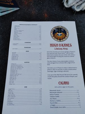 Menu photo 1 O’Kanes Bend, OR