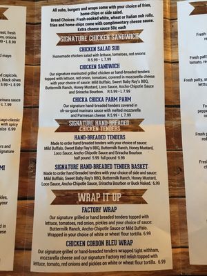 Menu photo 4 The Sandwich Factory Murfreesboro, TN Menu photo 4 The Sandwich Factory Murfreesboro, TN