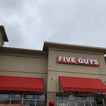 Five Guys - the front of a five guys store - Burgers Near Me - St. Joseph, Michigan