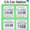 CA Car Nation gift card