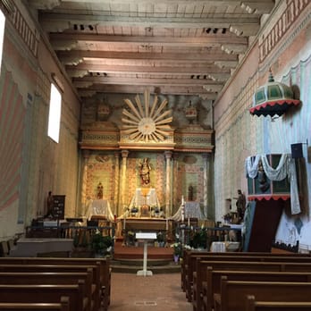 Mission San Miguel - The chapel looking towards the alter. - Landmarks & Historical Buildings Near Me - San Miguel, California Mission San Miguel - The chapel looking towards the alter. - Landmarks & Historical Buildings Near Me - San Miguel, California