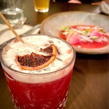 The Easterly - Bloodline and hamachi tiradito - Seafood Near Me - St. Thomas, Virgin Islands