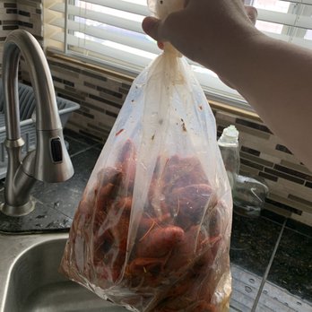Cajun Grocer - Crawfish, not frozen, not chilled...zip tied closed. Juices leaking from the top and bottom of the bag thats soaked in dry ice liquid - Grocery Near Me Cajun Grocer - Crawfish, not frozen, not chilled...zip tied closed. Juices leaking from the top and bottom of the bag thats soaked in dry ice liquid - Grocery Near Me