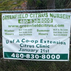 Greenfield Citrus Nursery - Upcoming Citrus Clinic hosted by U of A Cooperative Extension and Maricopa Master Gardeners.
