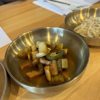 HanBop - Side dish celery that's marinated in a rice vinegar - Korean Near Me - Lake Forest, California HanBop - Side dish celery that's marinated in a rice vinegar - Korean Near Me - Lake Forest, California