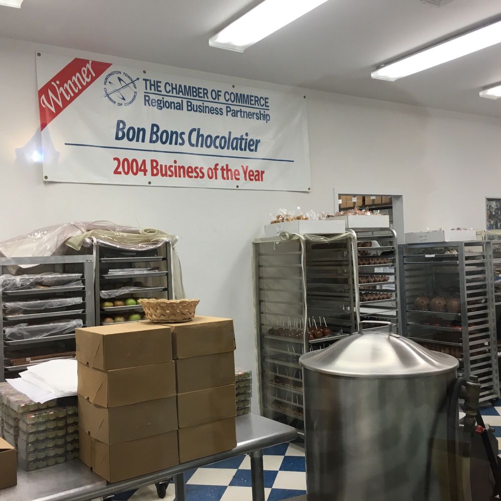 Bon Bons Chocolatier - Where it's made - Candy Stores Near Me - Huntington, New York