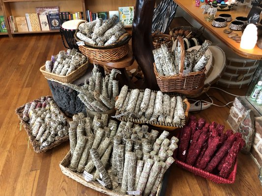 SAGE, HERBS, & MORE - We have a ton of different sages! Come by the shop!