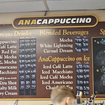 Anacappuccino - Menu - Coffee & Tea Near Me - Port Hueneme, California