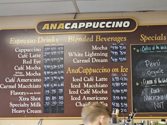 Menu photo 2 Anacappuccino Port Hueneme, CA