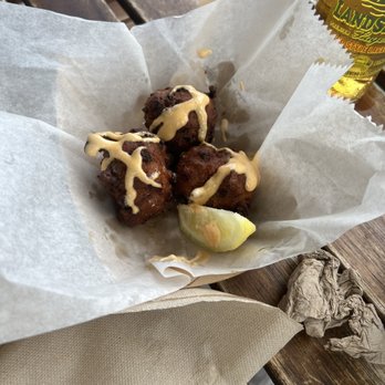 What The Fish Rolls - Conch fritters - Seafood Near Me - Tavernier, Florida What The Fish Rolls - Conch fritters - Seafood Near Me - Tavernier, Florida