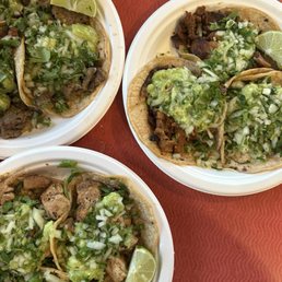 Pollo Asado Taco, Al Pastor Taco, Carne Asada Taco