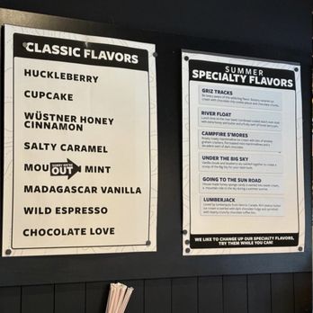 Sweet Peaks - Ice Cream & Frozen Yogurt Near Me - Whitefish, Montana