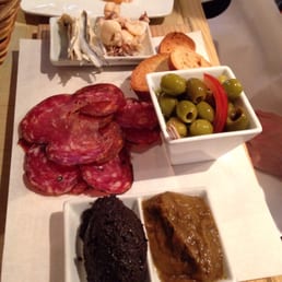Charcuterie with anchovies and tapenade! Charcuterie with anchovies and tapenade!