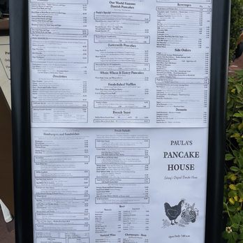 Paula's Pancake House - Menu - Breakfast & Brunch Near Me - Solvang, California
