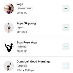 The Ascension St. Vincent YMCA - YMCA app has a workout builder to help you plan ahead! Very cool feature.