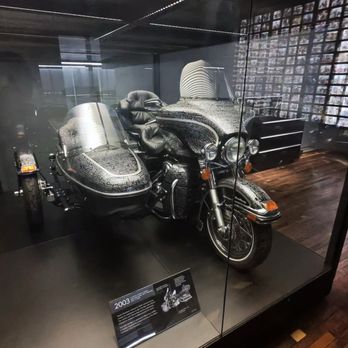 Harley-Davidson Museum - Anniversary Bike with signatures of ALL employees - Museums Near Me - Milwaukee, Wisconsin Harley-Davidson Museum - Anniversary Bike with signatures of ALL employees - Museums Near Me - Milwaukee, Wisconsin