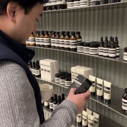 Aesop - Lots and lots of stock at the Seaport flagship location