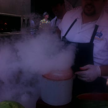 Smokin' Hearth - Liquid nitrogen working its magic - Food Trucks Near Me