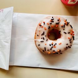 11/6/23 Halloween sprinkles on the donut