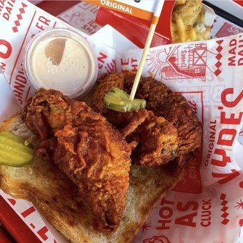 Clyde's Hot Chicken - 2 Piece Strips - Chicken Shop Near Me - Fullerton, California Clyde's Hot Chicken - 2 Piece Strips - Chicken Shop Near Me - Fullerton, California