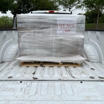 Trashed Waste Solutions - Transporting a pallet of tile. - Junk Removal & Hauling Near Me Trashed Waste Solutions - Transporting a pallet of tile. - Junk Removal & Hauling Near Me