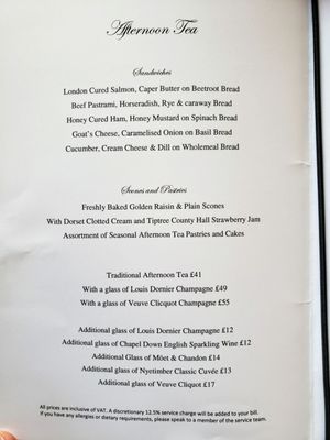 Menu photo 2 The Library at County Hall London, XGL Menu photo 2 The Library at County Hall London, XGL