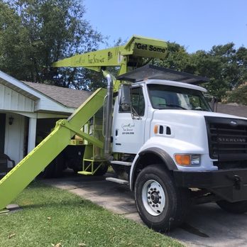 Green Leaf Tree Service - Crane set up working - Tree Services Near Me - Broussard, Louisiana Green Leaf Tree Service - Crane set up working - Tree Services Near Me - Broussard, Louisiana