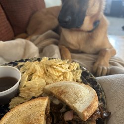 Cozy Cup - Au Jus French dip!