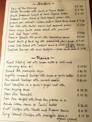 Menu photo 3 Packie's Kenmare, KY