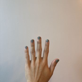 Crystal Nails & Beauty - Gel mani gray color with matte top coat - Nail Salons Near Me - San Gabriel, California Crystal Nails & Beauty - Gel mani gray color with matte top coat - Nail Salons Near Me - San Gabriel, California