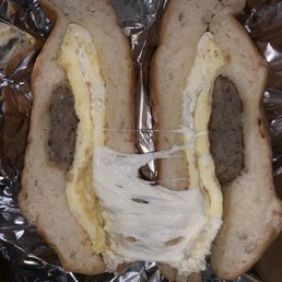 2 Eggs and Cheese Sandwich