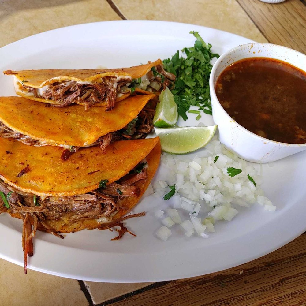 Gonzalez's Restaurant - Birria (3) tacos de Birria - Mexican Near Me - Orange, California Gonzalez's Restaurant - Birria (3) tacos de Birria - Mexican Near Me - Orange, California