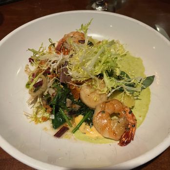 The Heights Restaurant and H Bar - Shrimp and Scallops - New American Near Me - Ithaca, New York