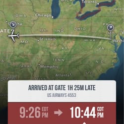 Ground Transportation Services - Hey look - this free app tells you EXACTLY when my plane is landing - so don't give me some BS about arrival times changing.