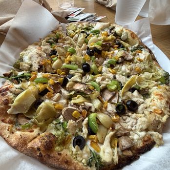 MOD Pizza - Mod size pizza with the toppings I picked - Fast Food Near Me - Downers Grove, Illinois MOD Pizza - Mod size pizza with the toppings I picked - Fast Food Near Me - Downers Grove, Illinois