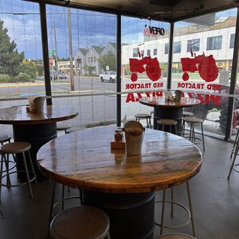 Red Tractor Pizza - Interior seating - Pizza Near Me - Bozeman, Montana