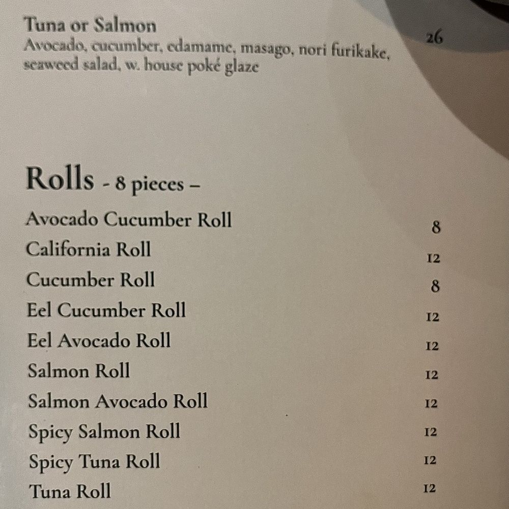 Nori - The classic roll options (they do offer signature rolls as well). - Japanese Near Me - Old Saybrook, Connecticut Nori - The classic roll options (they do offer signature rolls as well). - Japanese Near Me - Old Saybrook, Connecticut