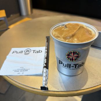 Pull Tab Coffee - Cold brew with a bit of aerofoam - Coffee & Tea Near Me - New York, New York