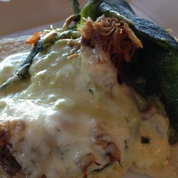 Los Agaves - Chile poblano stuffed with cheese & carnitas - Tacos Near Me - Santa Barbara, California Los Agaves - Chile poblano stuffed with cheese & carnitas - Tacos Near Me - Santa Barbara, California