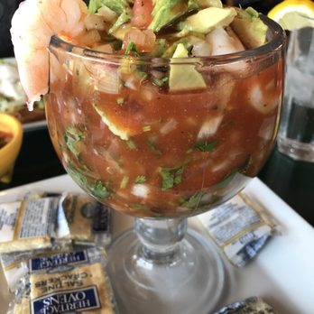 Jalapenos - Off-menu Coctel de Camarones! Loaded with shrimp in a super flavorful broth. - Mexican Near Me - Peru, Illinois Jalapenos - Off-menu Coctel de Camarones! Loaded with shrimp in a super flavorful broth. - Mexican Near Me - Peru, Illinois