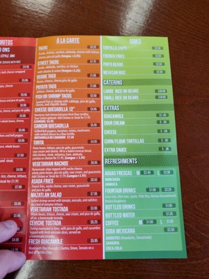 Menu photo 7 Tacos Cancun Glendale, CA