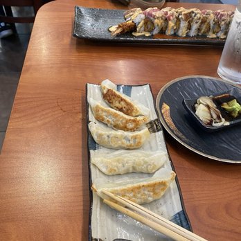 Sushi Paradise - Gyoza, K Street roll. - Sushi Bars Near Me - Sacramento, California