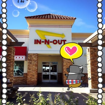 In-N-Out Burger - NICE FALL WEATHER ! - Fast Food Near Me - Glendora, California