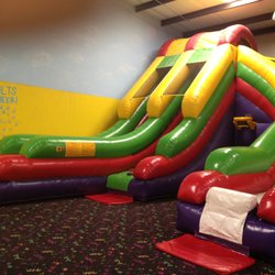 JUMP FOR JOY PARTY PLAY CENTER - Helix Slide!