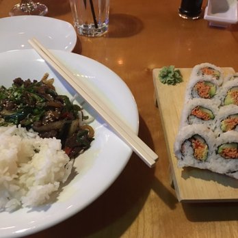 Naked Tchopstix - Mongolian Beef and Spicy California Roll - Japanese Near Me - Fort Wayne, Indiana Naked Tchopstix - Mongolian Beef and Spicy California Roll - Japanese Near Me - Fort Wayne, Indiana