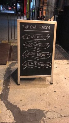 The Owl Farm by null