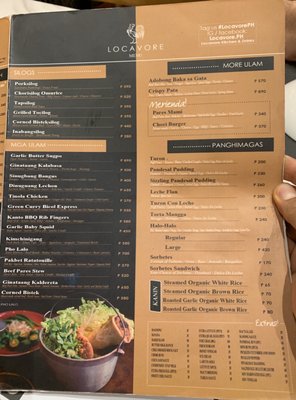 Menu photo 1 Locavore Pasay, NCR