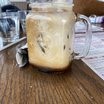 Egg Harbor Cafe - Vanilla ice oat latte - Breakfast & Brunch Near Me - Oak Brook, Illinois