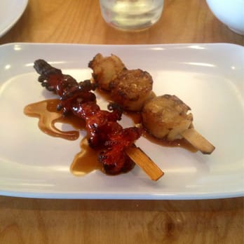 GoBistro - Baby octopus and scallop yakitori - Sushi Bars Near Me - Hollywood, Florida