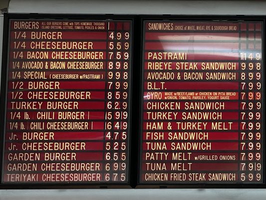 Menu photo 4 T Burgers Monrovia, CA Menu photo 4 T Burgers Monrovia, CA
